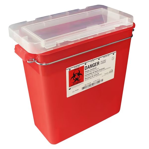 Sharps Container w/ Rail Clip, Accessories, Mfr#: SHARPSRC